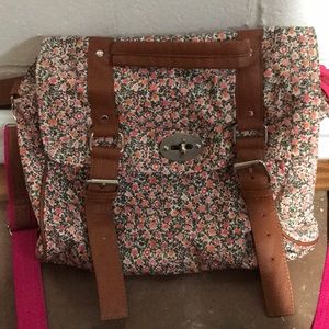 Floral pattern purse
